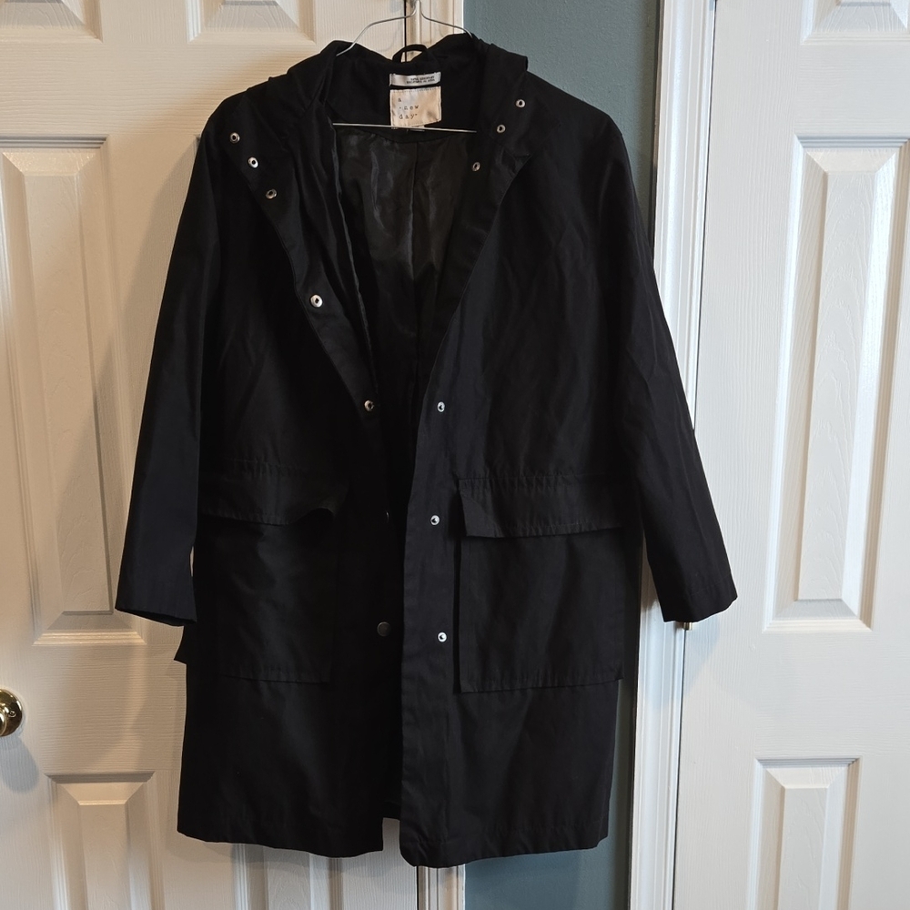 Black Water-Resistant Jacket